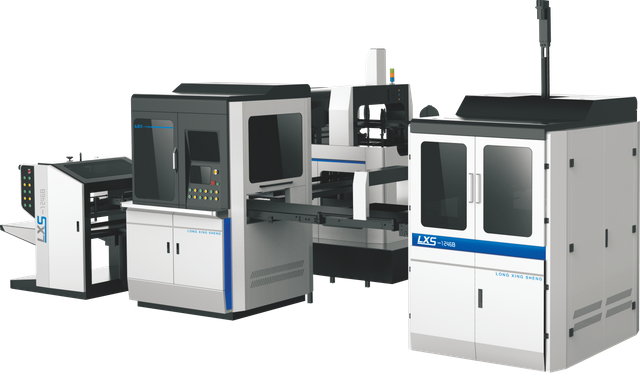 Machine de formage automatique de fabrication de cartons rigides intelligents